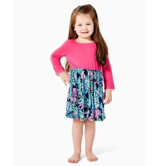 Lilly Pulitzer | Dresses | Lilly Pulitzer Girl Giavanna Dress Cotton ...